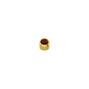 Garnet Stone Gold Plated Caflon Ear Studs