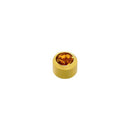 Topaz Stone Gold Plated Caflon Ear Studs