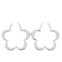 Flower Shape Patterned Earrings