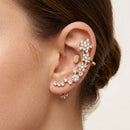Star Design Diamante Stone Ear Cuff