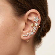 Star Design Diamante Stone Ear Cuff