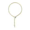 Flexible stoned Snake Choker Necklace