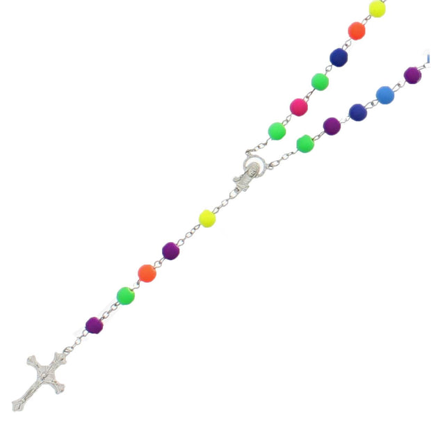 Multicolour Rosary Necklace