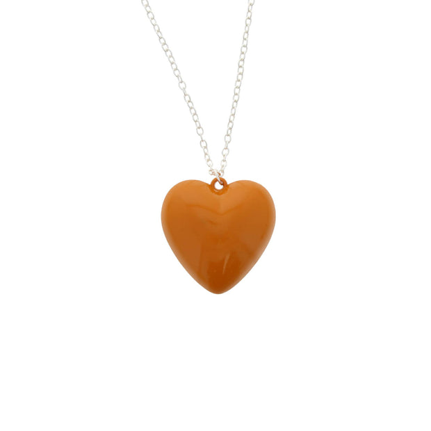 Large Heart Chain Necklace