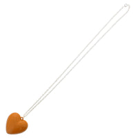 Large Heart Chain Necklace