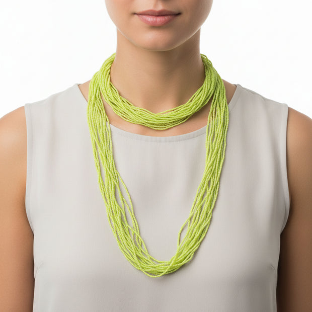 Set of 12 Love Bead Necklaces