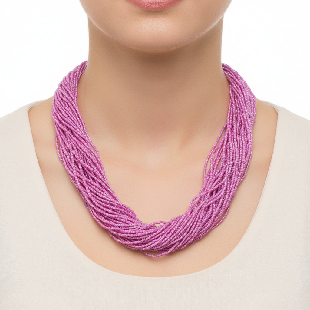 Set of 12 Love Bead Necklaces