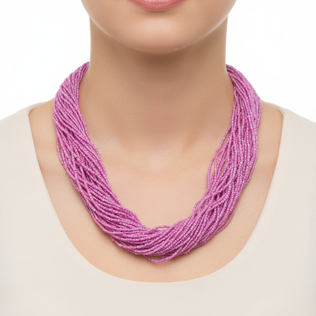 Set of 12 Love Bead Necklaces