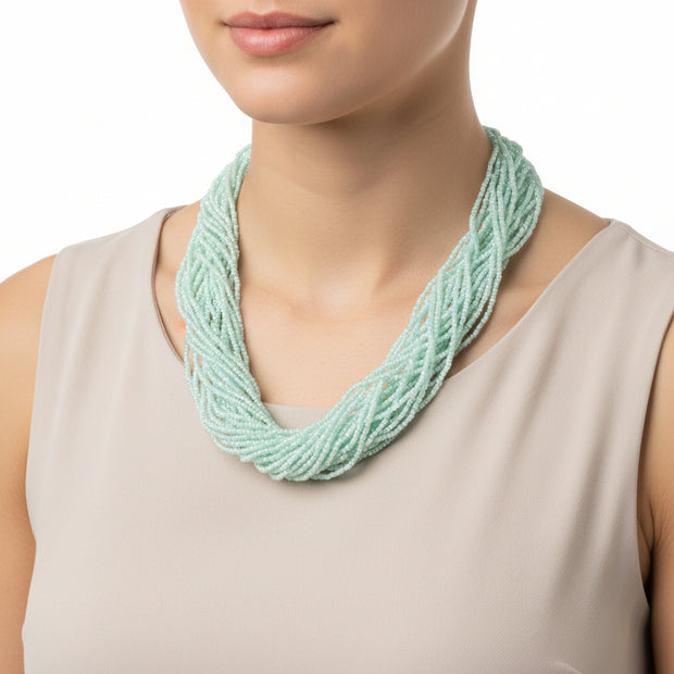 Set of 12 Love Bead Necklaces