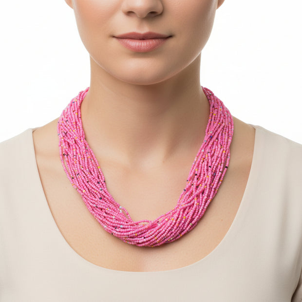 Set of 12 Love Bead Necklaces