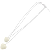 Double Heart Chain Necklace