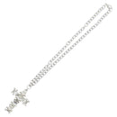 Skull & Crossbones Cross Chain Necklace
