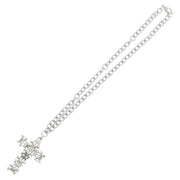 Skull & Crossbones Cross Chain Necklace
