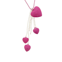 Chain Drop Multi Heart Necklace & Earring Set