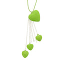 Chain Drop Multi Heart Necklace & Earring Set