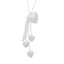 Chain Drop Multi Heart Necklace & Earring Set