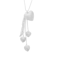 Chain Drop Multi Heart Necklace & Earring Set