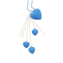 Chain Drop Multi Heart Necklace & Earring Set