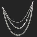 Bicycle Chain & Skulls Triple Hipchain