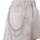 Pentagram Double Hip Chain