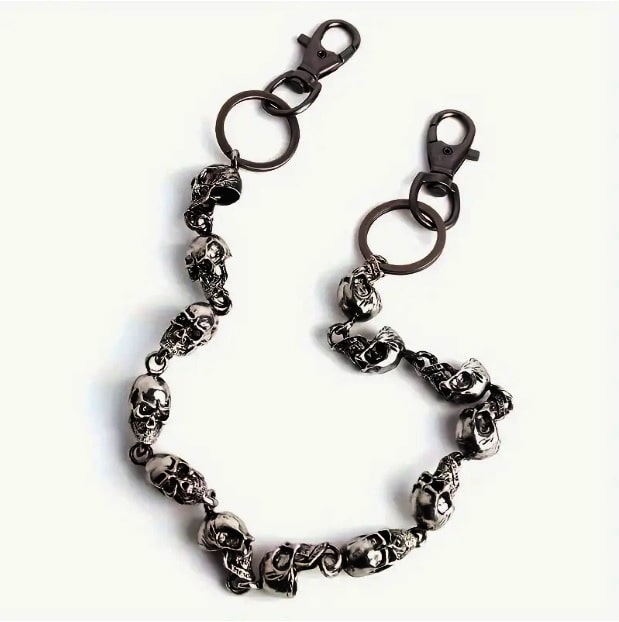 Punk Skull Key Chain/ Wallet Chain