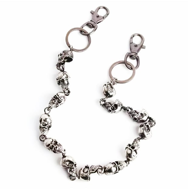 Punk Skull Key Chain/ Wallet Chain