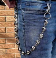 Punk Skull Key Chain/ Wallet Chain