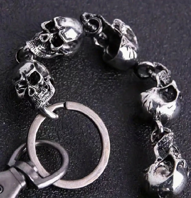 Punk Skull Key Chain/ Wallet Chain