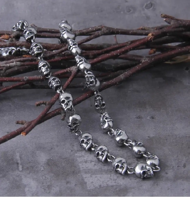Punk Skull Key Chain/ Wallet Chain