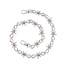 Barbwire Design Metal Fashion Waist Wallet Chain