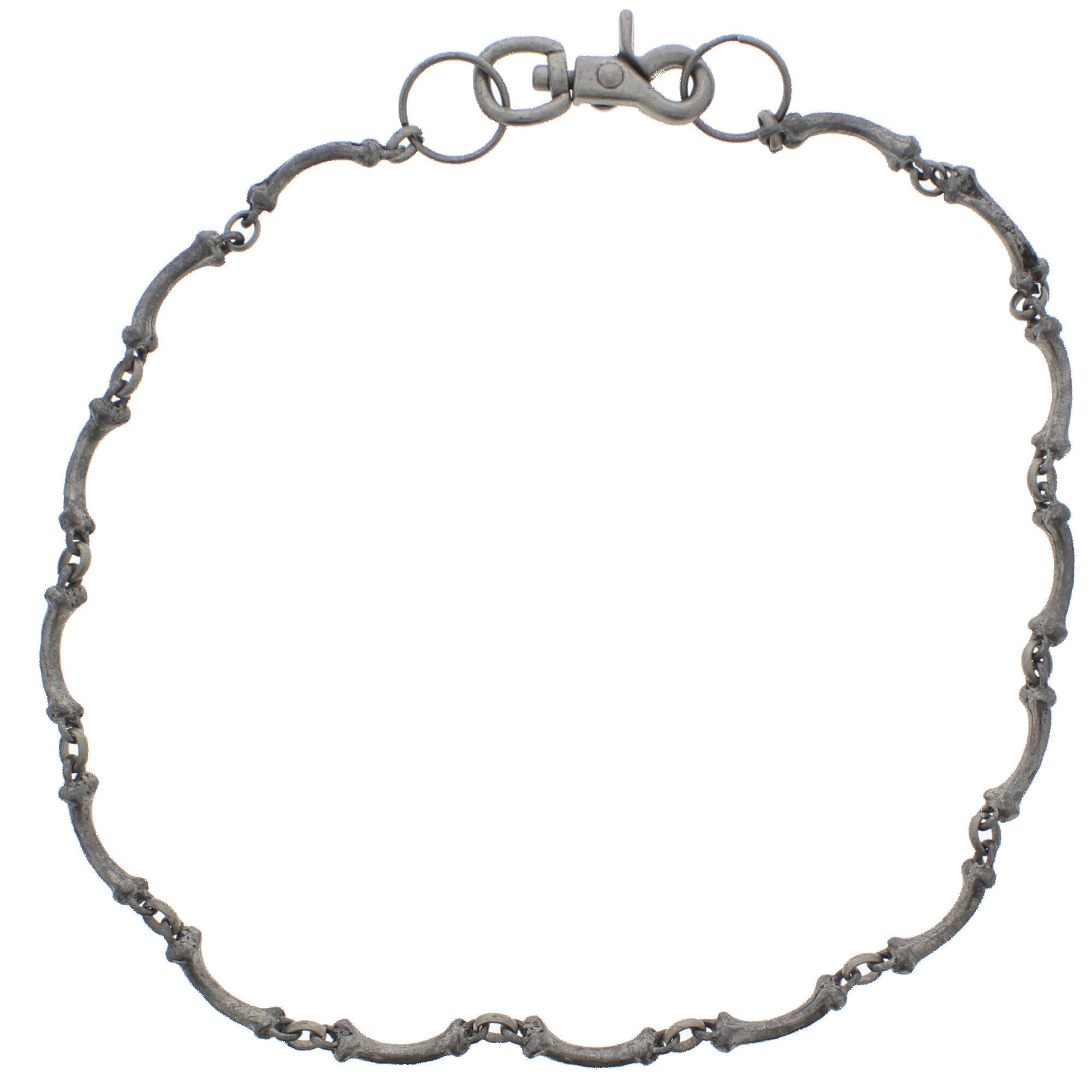 Burnished Skeleton Bone Key Chain/ Wallet Chain