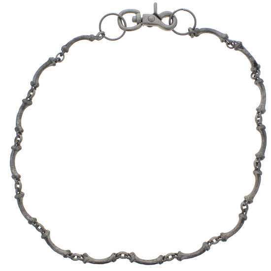 Burnished Skeleton Bone Key Chain/ Wallet Chain