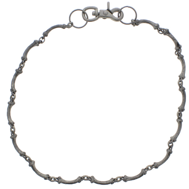 Burnished Skeleton Bone Key Chain/ Wallet Chain