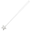 Quadruple Bat Pentagram Chain Necklace