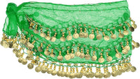 Wrap Round Coin Drop Skirts/ Belts