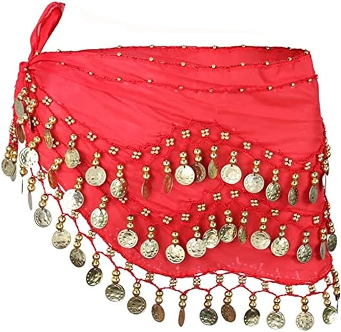 Wrap Round Coin Drop Skirts/ Belts