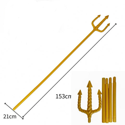 153cm Gold Trident