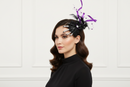 Large Silver Glitter Skeleton Hand Fascinator on Clip