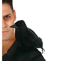 Natural Feather Shoulder Crow/Raven