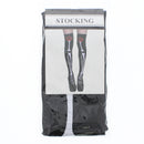 Gothic Thigh High Skeletal Rose Stockings