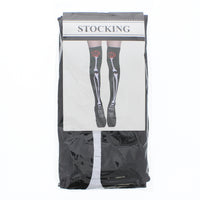 Gothic Thigh High Skeletal Rose Stockings