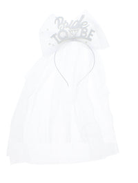 Bride To Be Bow Headband & Veil