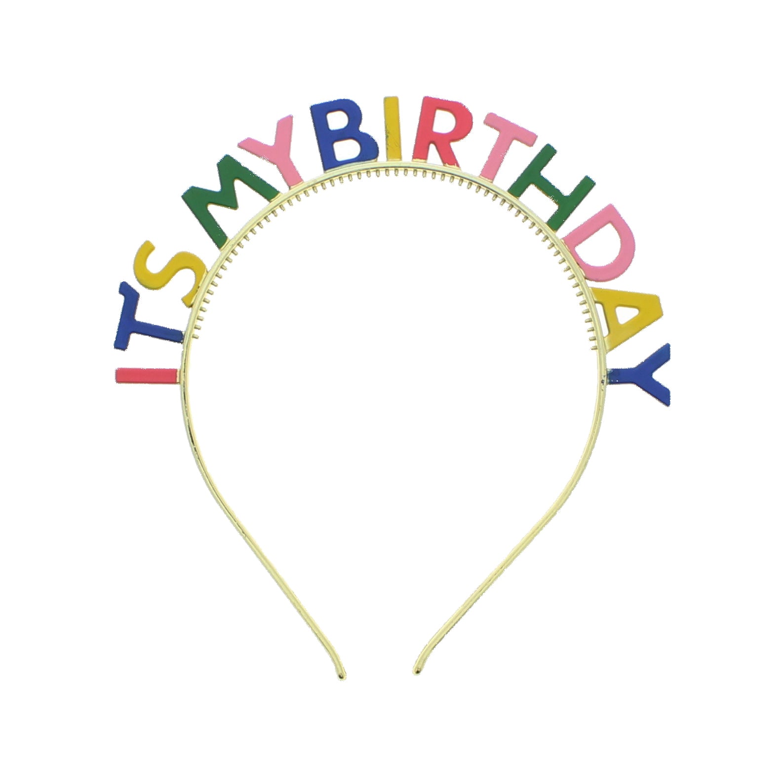 Multicolour "It's My Birthday" Headband