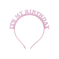 It's My Birthday Glitter Headband
