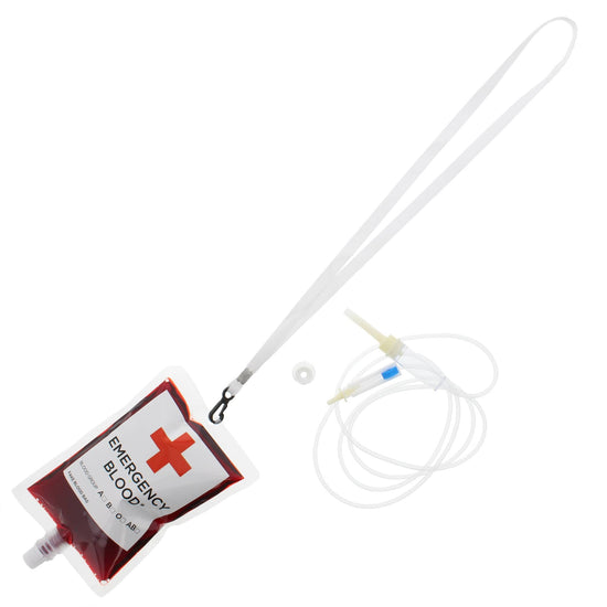 Emergency Blood Bag with Tube & Lanyard