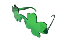 Translucent Jade Green Clover Leaf Sunglasses
