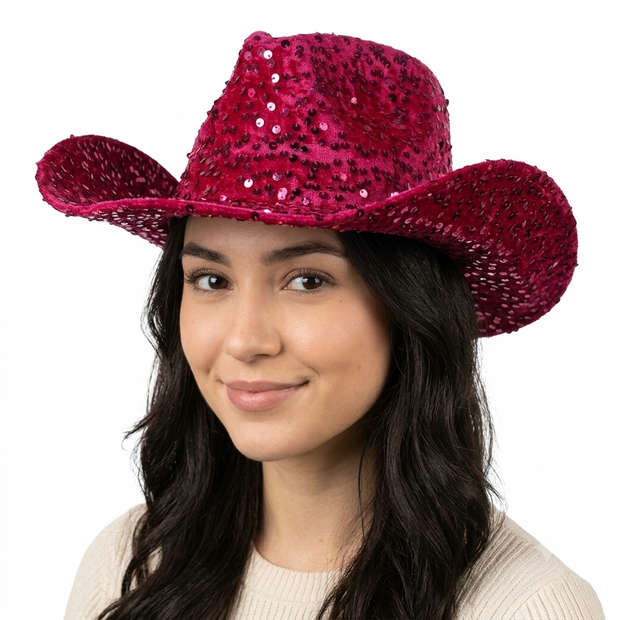 Luxury Sequin Cowboy Hat
