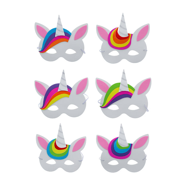 Assorted Children's Unicorn Foam Masks