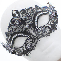 Stone Metal Black Mask