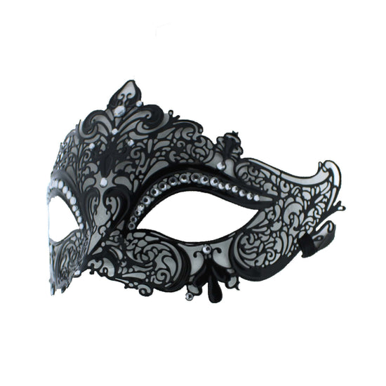Stone Metal Black Mask